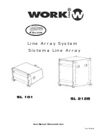 Preview for 1 page of Work Pro SL 101 User Manual