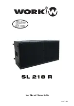 Preview for 1 page of Work Pro SL 218 R User Manual