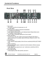 Предварительный просмотр 5 страницы Work Pro STAGE 4P ANALOG User Manual