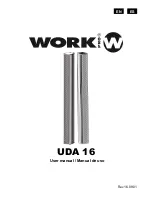 Preview for 1 page of Work Pro UDA 16 User Manual