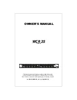 Предварительный просмотр 2 страницы Work Pro WCR - 35 User Manual