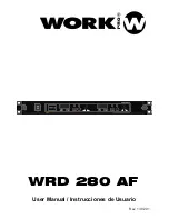 Work Pro WRD 280 AF User Manual предпросмотр