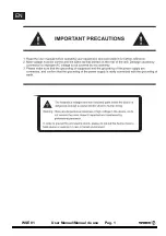 Preview for 4 page of Work Pro WSE 81 User Manual