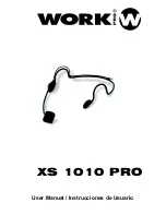 Work Pro XS 1010 PRO User Manual preview