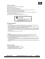 Preview for 5 page of Work Pro ZENITH 1300 User Manual