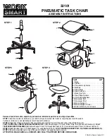 Preview for 2 page of Work Smart Pneumatic Task Chair Operating Instructions