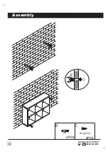 Preview for 11 page of Work Space MODA 6 CUBE CUBBY Instruction Manual