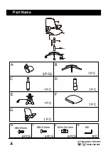 Preview for 4 page of Work Space PIPER CHAIR Instruction Manual