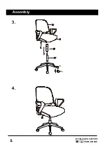 Preview for 6 page of Work Space PIPER CHAIR Instruction Manual