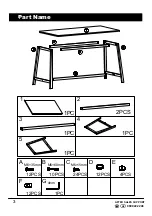 Preview for 4 page of Work Space STUDIO MEETING TABLE Instruction Manual