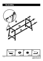 Preview for 5 page of Work Space STUDIO MEETING TABLE Instruction Manual