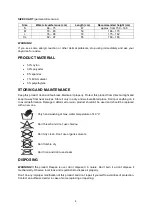 Предварительный просмотр 4 страницы Worker VP752 User Manual