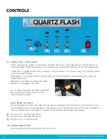 Preview for 12 page of Workhorse Products QUARTZ FLASH Owner'S Manual