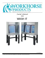 Preview for 1 page of Workhorse Products Wash-It Owner'S Manual