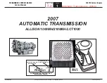 Предварительный просмотр 1 страницы Workhorse ALLISON 1000MH Service Manual