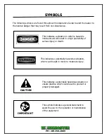 Preview for 3 page of WORKMASTER GO-A3-PW Operator'S Manual