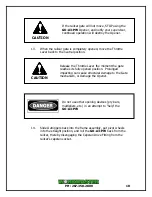 Preview for 14 page of WORKMASTER GO-A3-PW Operator'S Manual