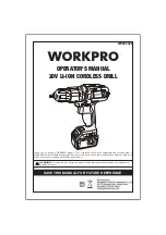 WorkPro W004532A Operator'S Manual preview