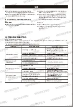 Preview for 12 page of WorkPro W125048A Safety And Operating Instructions Manual