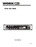 Предварительный просмотр 1 страницы WorkproCA PCA 60 USB User Manual