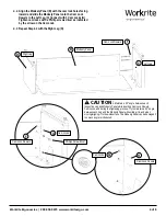 Preview for 4 page of Workrite Ergonomics Advent ADV 6030 Series Assembly/Installation Instructions