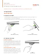 Preview for 2 page of Workrite Ergonomics BT-PROSWITCH User Manual