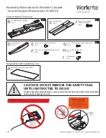 Preview for 1 page of Workrite Ergonomics Cascade Counterbalance Workcenters CC S Series Assembly Instructions Manual