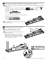 Preview for 2 page of Workrite Ergonomics Cascade Counterbalance Workcenters CC S Series Assembly Instructions Manual