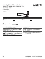 Предварительный просмотр 1 страницы Workrite Ergonomics CONF-ACC-1EXT-S Assembly/Installation Instructions