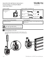 Предварительный просмотр 1 страницы Workrite Ergonomics Conform Base CONF-BSE-TSB-S Assembly/Installation Instructions