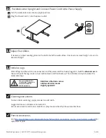 Preview for 9 page of Workrite Ergonomics Essentia ES2E30-48 Assembly/Installation Instructions