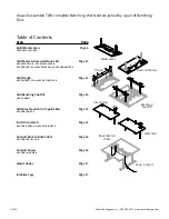 Preview for 2 page of Workrite Ergonomics FDEX 60-B02-WP Assembly/Installation Instructions