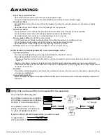 Preview for 5 page of Workrite Ergonomics FDEX 60-B02-WP Assembly/Installation Instructions