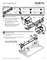 Preview for 13 page of Workrite Ergonomics FDEX 60-B02-WP Assembly/Installation Instructions