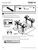 Preview for 14 page of Workrite Ergonomics FDEX 60-B02-WP Assembly/Installation Instructions