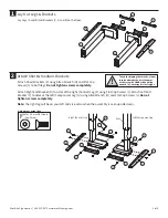 Preview for 3 page of Workrite Ergonomics FDEX30-48-X Assembly/Installation Instructions