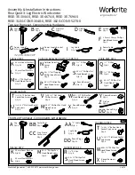 Workrite Ergonomics Rise Quiet RISE-3E-3044-X Assembly/Installation Instructions preview