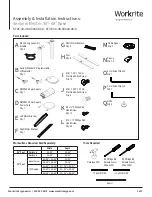 Preview for 1 page of Workrite Ergonomics Sentinel ST2E-30-48 Series Assembly/Installation Instructions