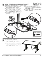 Preview for 7 page of Workrite Ergonomics Sentinel ST2E-30-48 Series Assembly/Installation Instructions