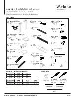 Workrite Ergonomics Sentinel ST2E-54-72 Series Assembly/Installation Instructions preview