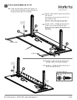 Preview for 5 page of Workrite Ergonomics Sentinel ST2E-54-72 Series Assembly/Installation Instructions