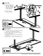 Preview for 6 page of Workrite Ergonomics Sentinel ST2E-54-72 Series Assembly/Installation Instructions