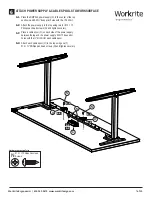 Preview for 7 page of Workrite Ergonomics Sentinel ST2E-54-72 Series Assembly/Installation Instructions