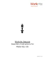 Workrite Ergonomics Sequoia SQ-101 Assembly Instructions Manual preview