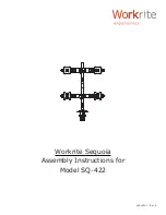 Preview for 1 page of Workrite Ergonomics Sequoia SQ-422 Assembly Instructions Manual