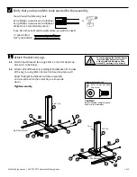 Preview for 3 page of Workrite Ergonomics Sierra 2-Leg Desk SEHX30-48 Series Assembly/Installation Instructions