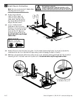 Preview for 4 page of Workrite Ergonomics Sierra 2-Leg Desk SEHX30-48 Series Assembly/Installation Instructions