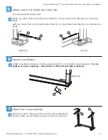 Предварительный просмотр 5 страницы Workrite Ergonomics Sierra HXL Crank Assembly Instructions Manual