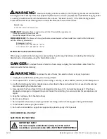 Preview for 2 page of Workrite Ergonomics Sierra SEHX7890-4272OC Series Assembly/Installation Instructions