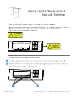 Workrite Ergonomics Sierra Series Manual preview